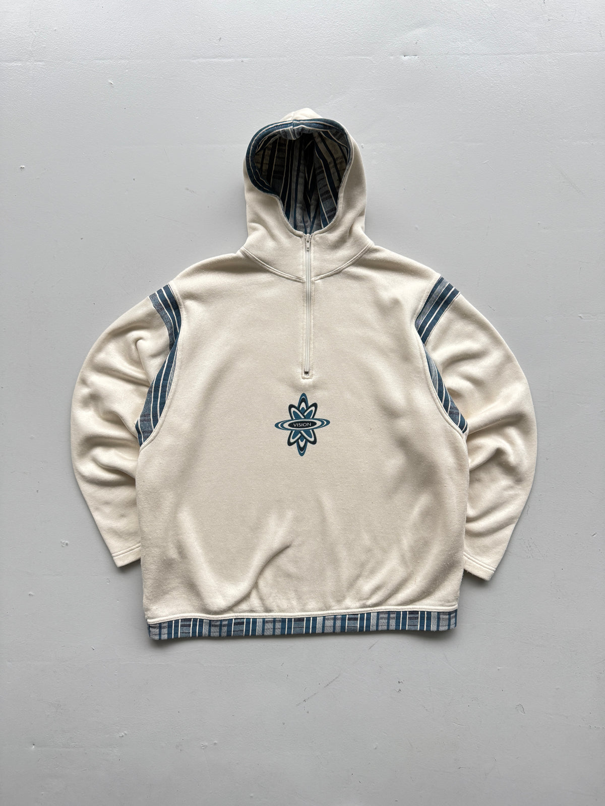 Vision Surf 90's Vintage Quarter Zip Hoodie - Small