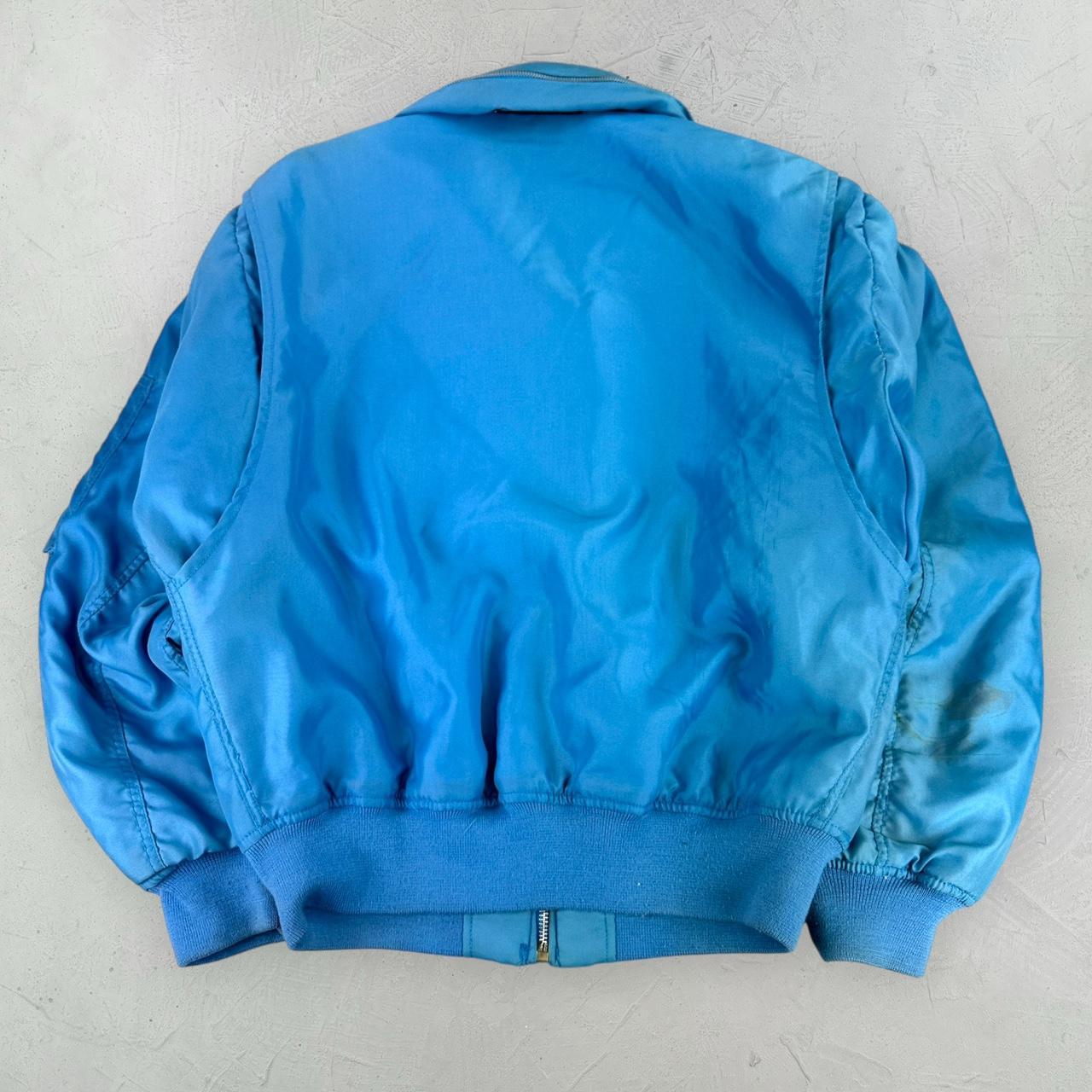 MA2 90s vintage Blue bomber jacket - XL