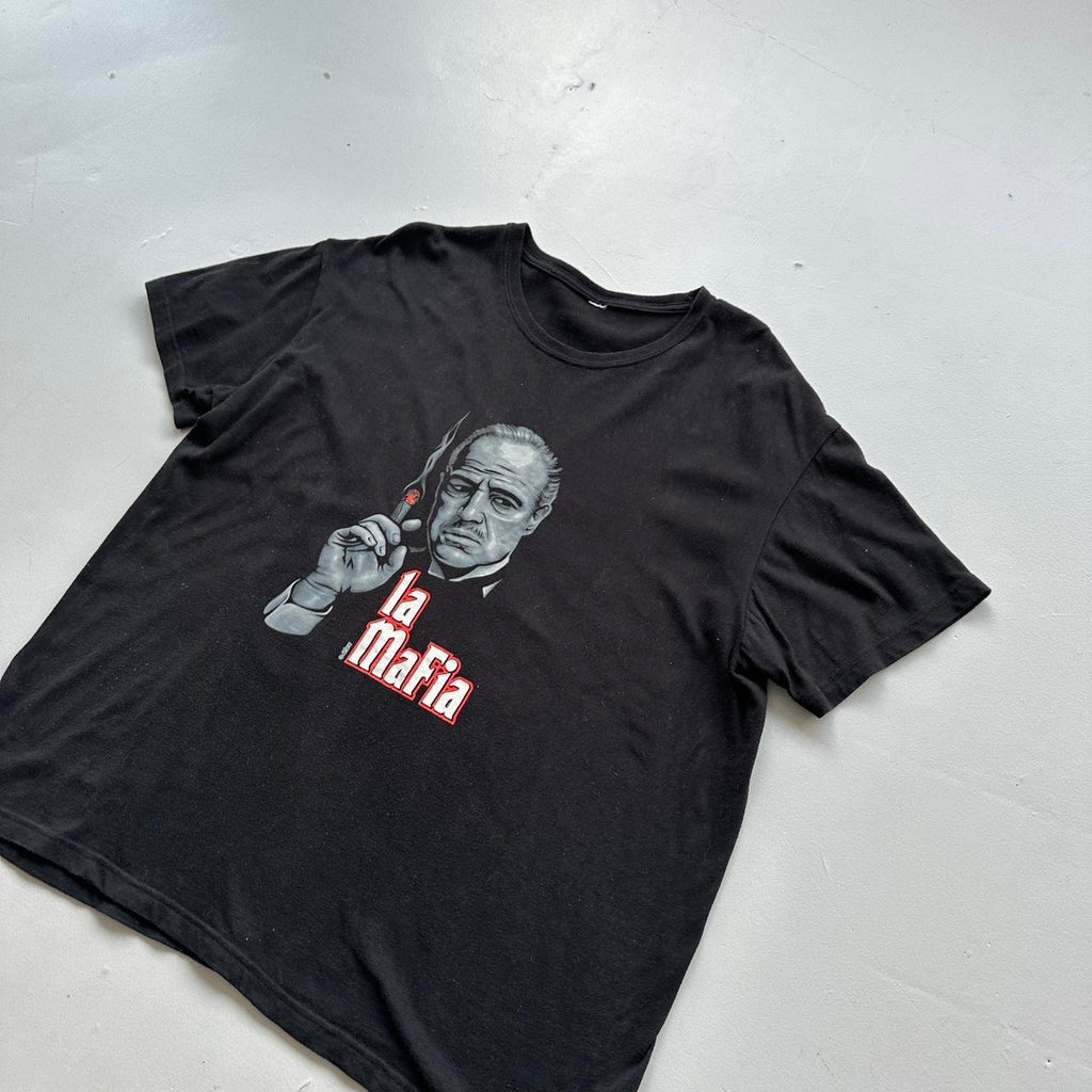 Black The Godfather 00s Vintage T-shirt - 2XL