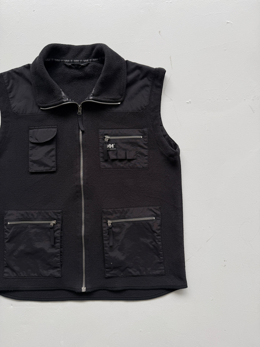 Helly Hansen Multi-Pocket 90's Vintage Fleece Gilet - Large