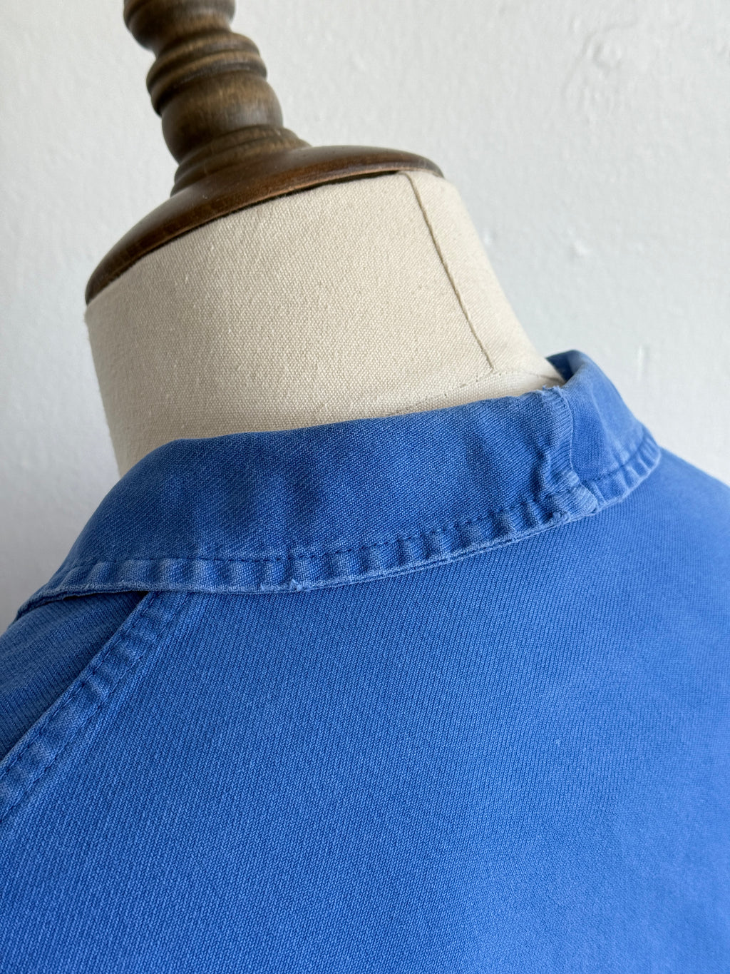 Blue French 1960s Vintage Workwear Chore Jacket CH507 - Medium