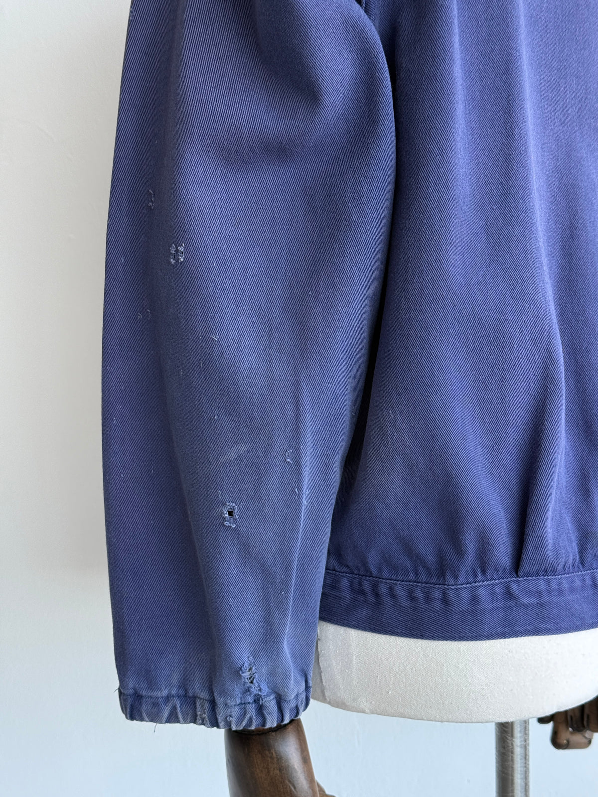 Blue French Vintage Workwear Chore Jacket CH484 - XS