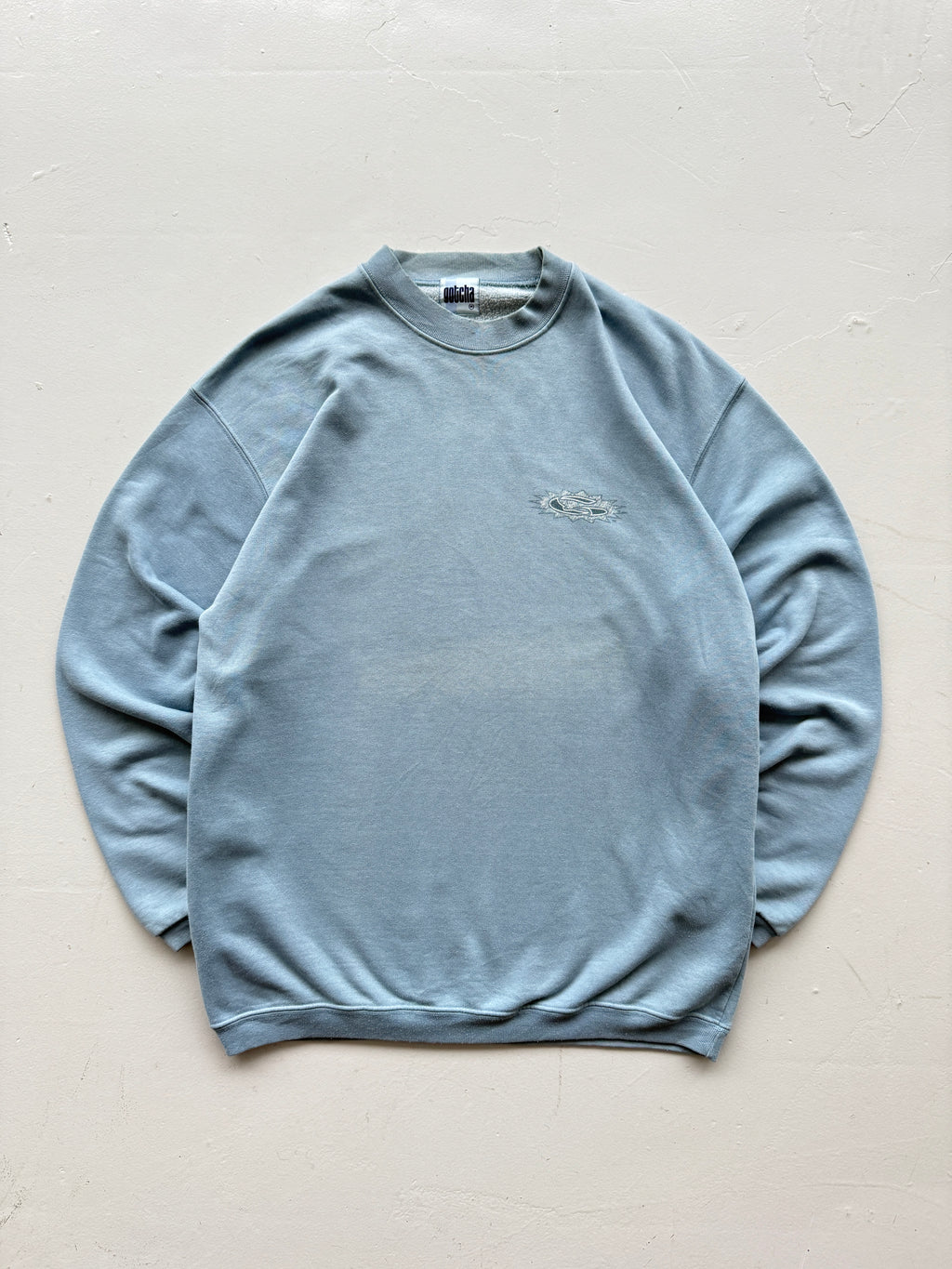 Blue Gotcha 90's Vintage Surfer Graphic Sweatshirt Jumper - Medium