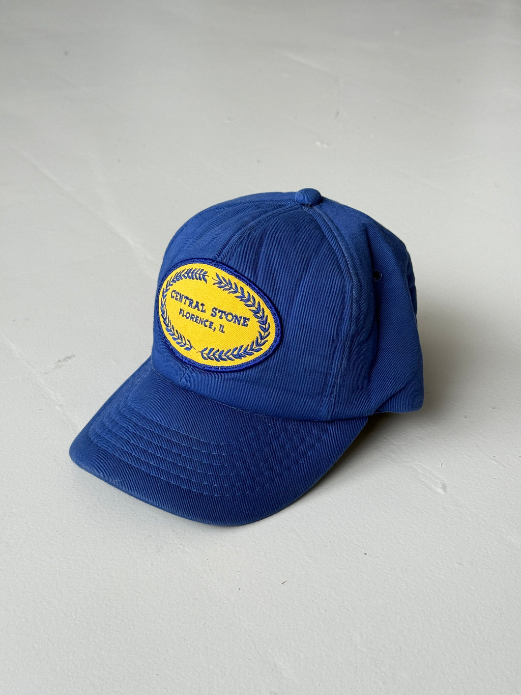 Blue Central Stone Illinois Vintage Foam SnapBack Trucker Cap