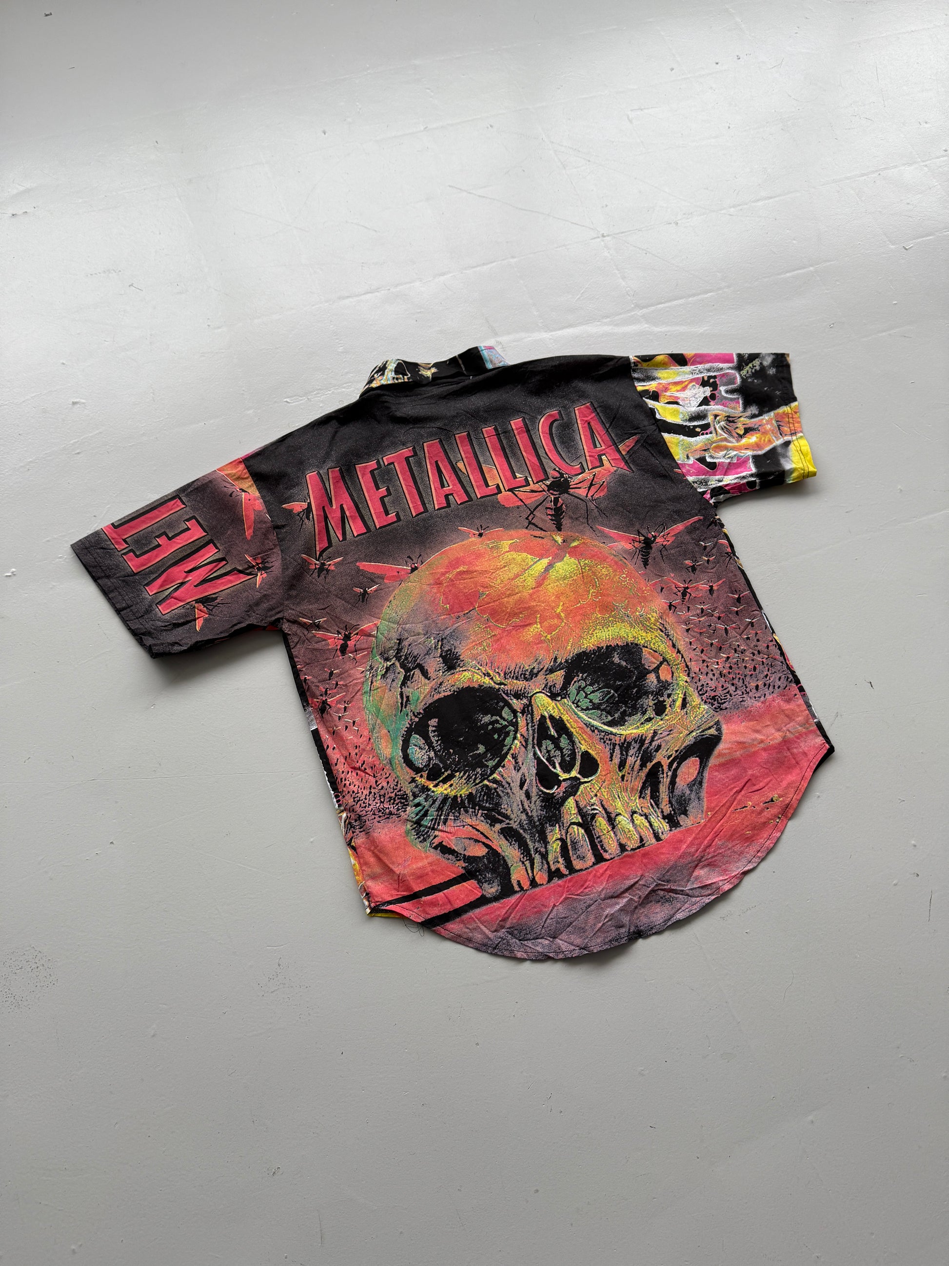 Rare Metal Metallica 90's Vintage AOP All Over Print Shirt - XL