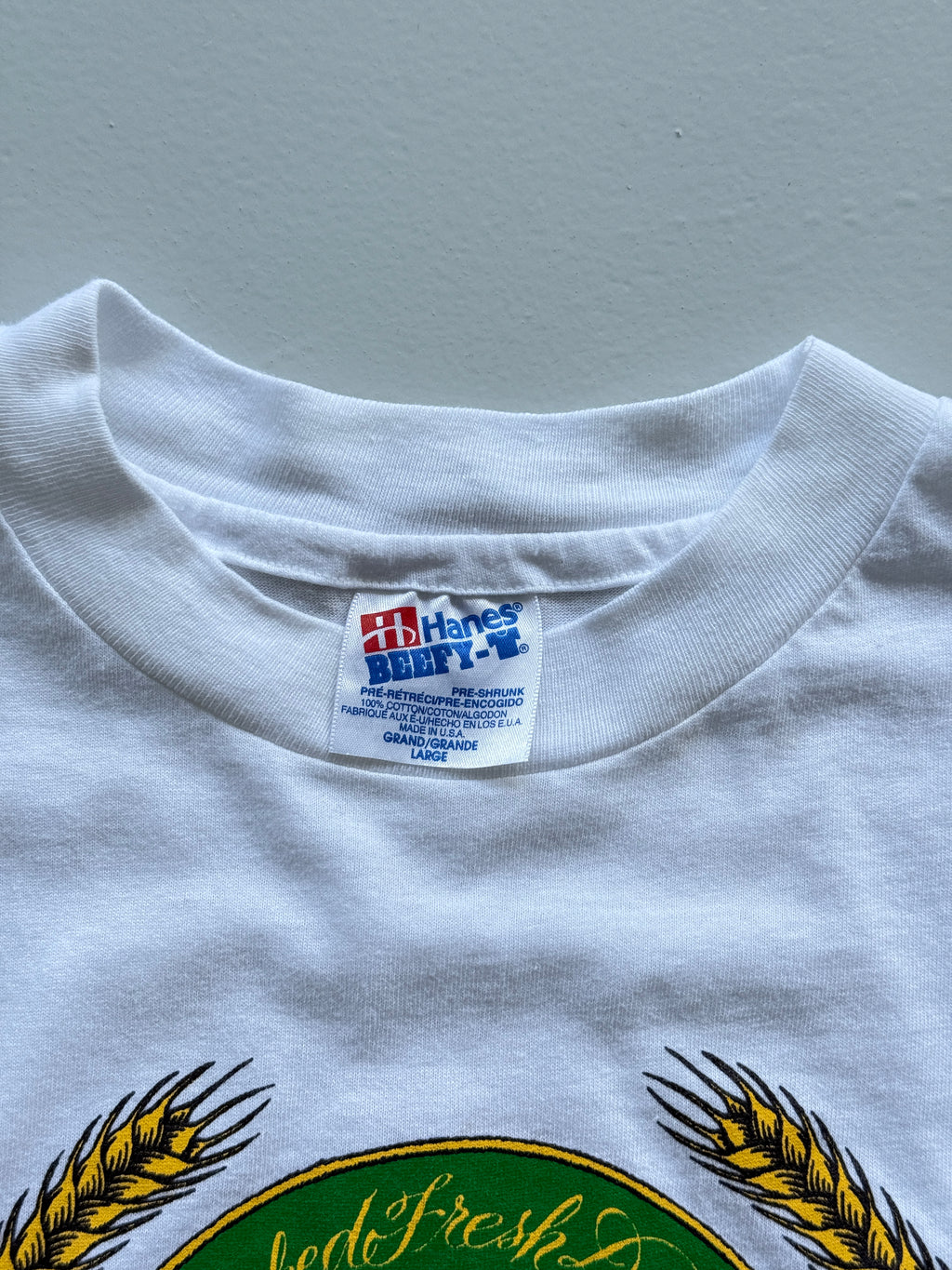 White Hawaii Sandwich Bar 90's Vintage Single Stitch Graphic T-Shirt - XL