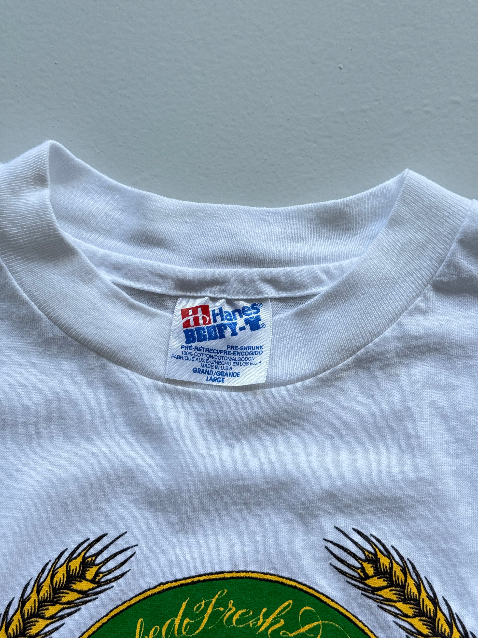 White Hawaii Sandwich Bar 90's Vintage Single Stitch Graphic T-Shirt - XL