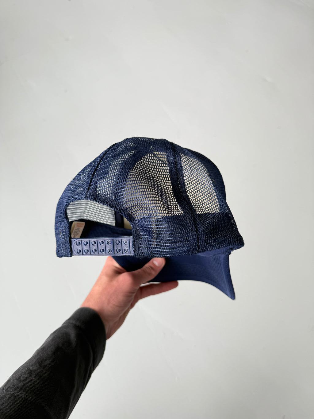 Blue Baseball Little League Vintage Foam and Mesh SnapBack Trucker Cap