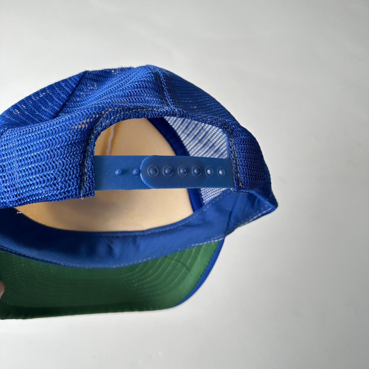 Blue / White Aquaglass Mesh and Foam Trucker SnapBack Cap