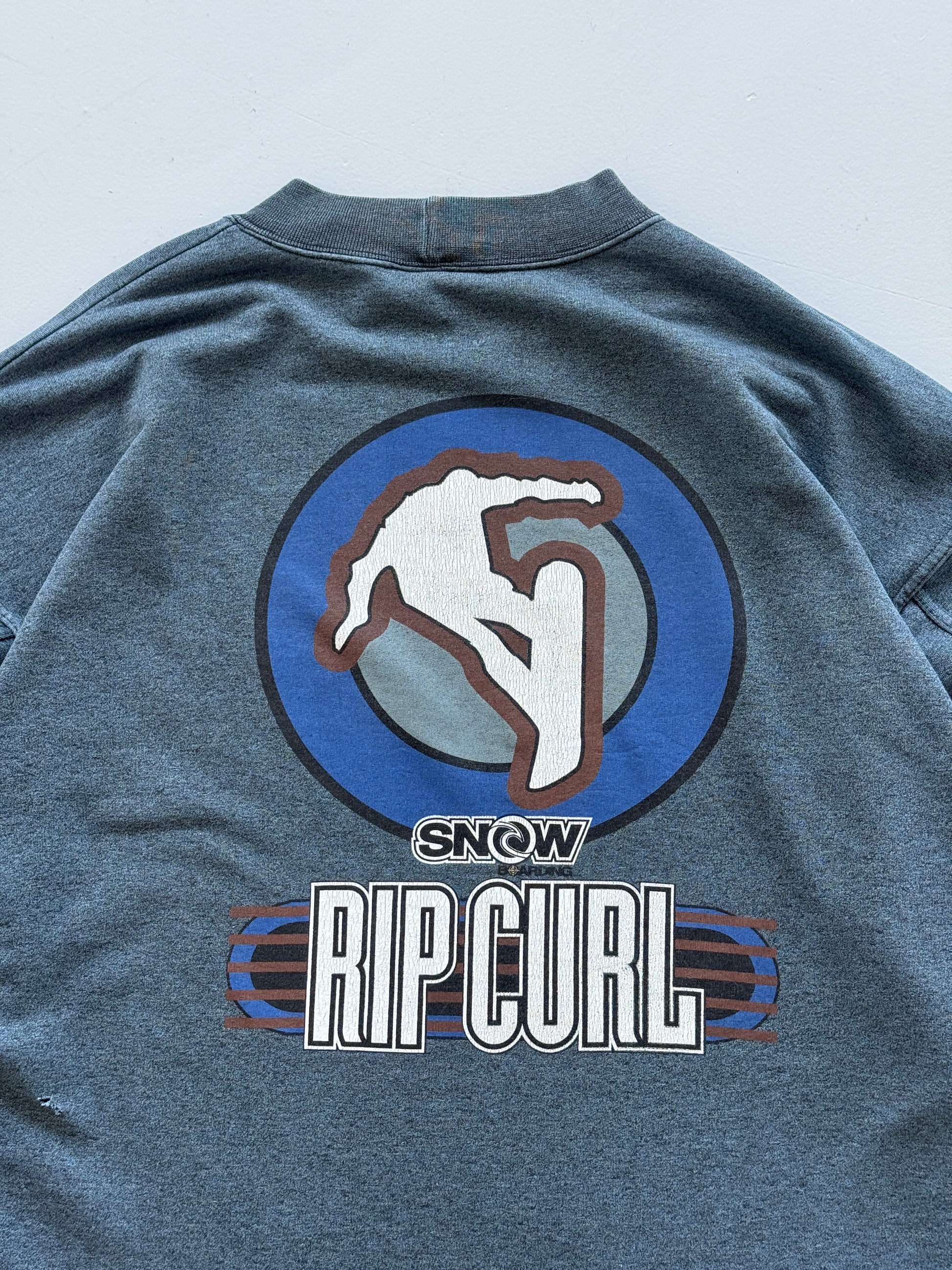 Rip Curl Snow 90's Vintage Snowboarding Sweatshirt - XL