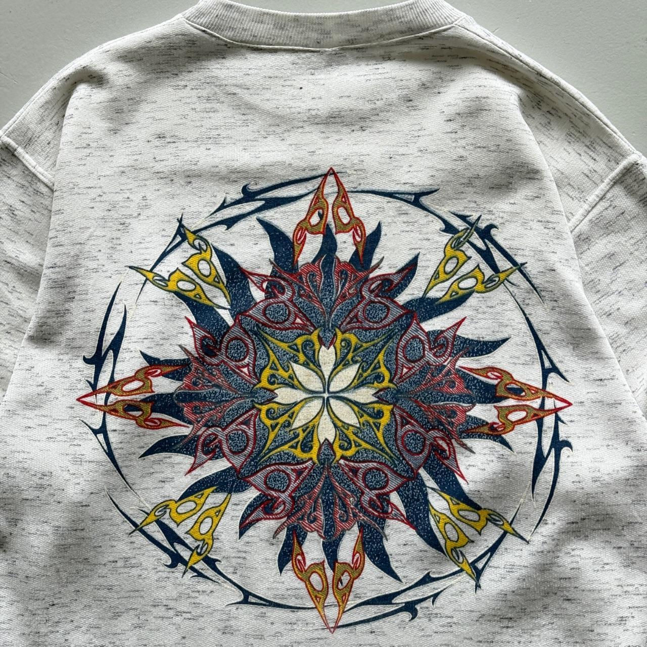Grey Surfer 90’s Vintage Surf Style Sweatshirt - Medium