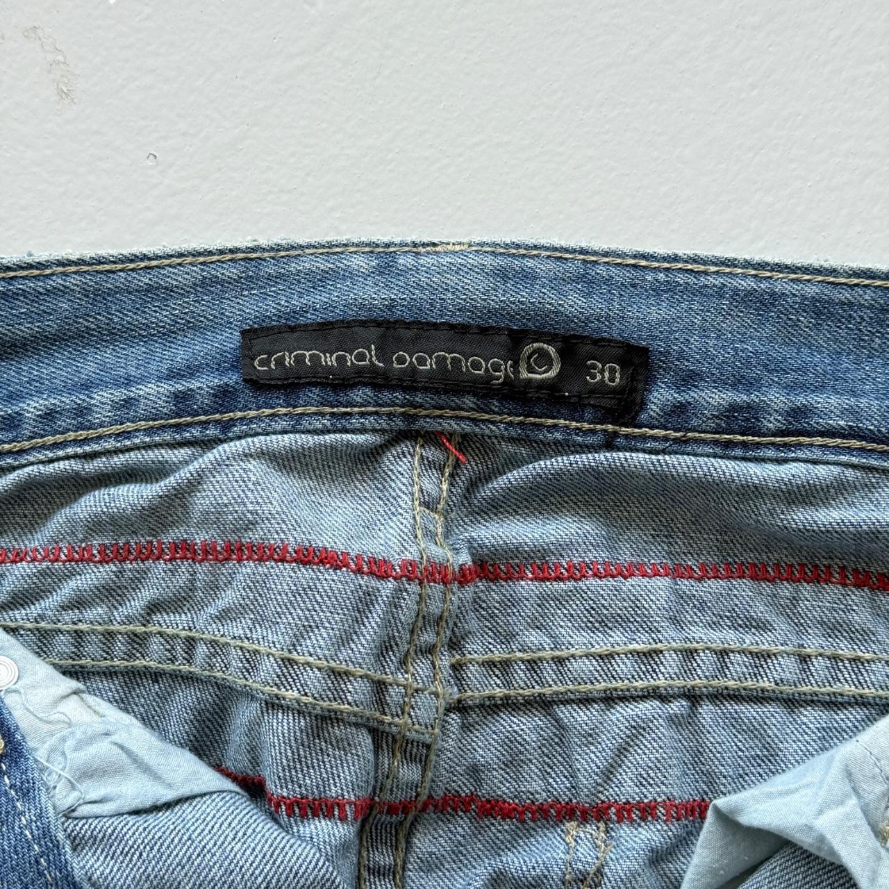 Blue Criminal Damage Denim Y2K Vintage 00s Jeans - 31” x 31”