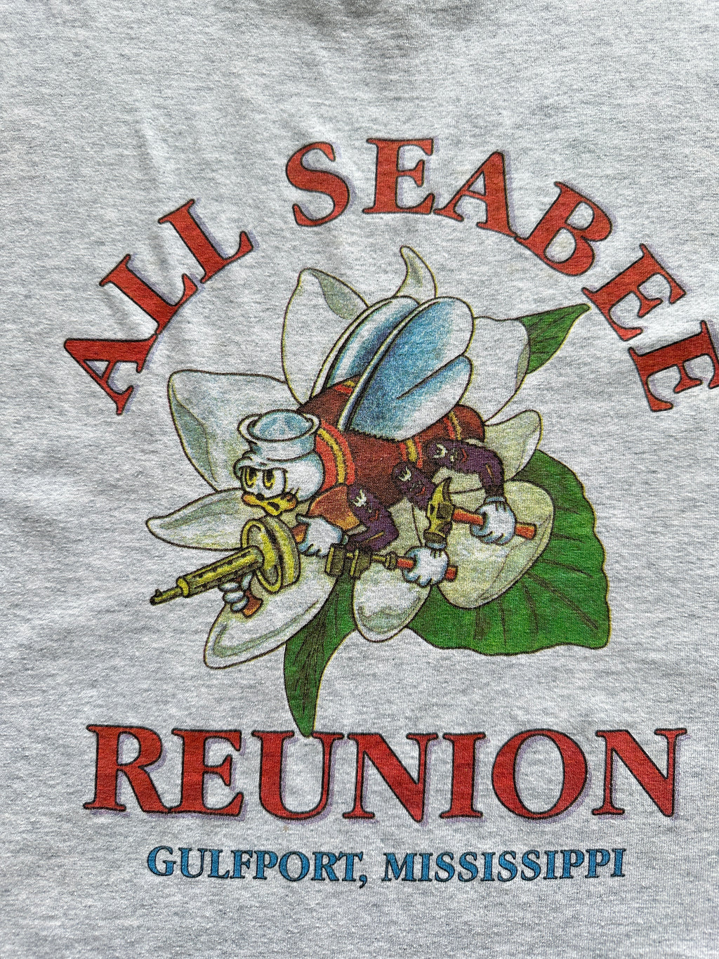 Fruit of the Loom All Seabee Reunion 90's Vintage T-Shirt - XL