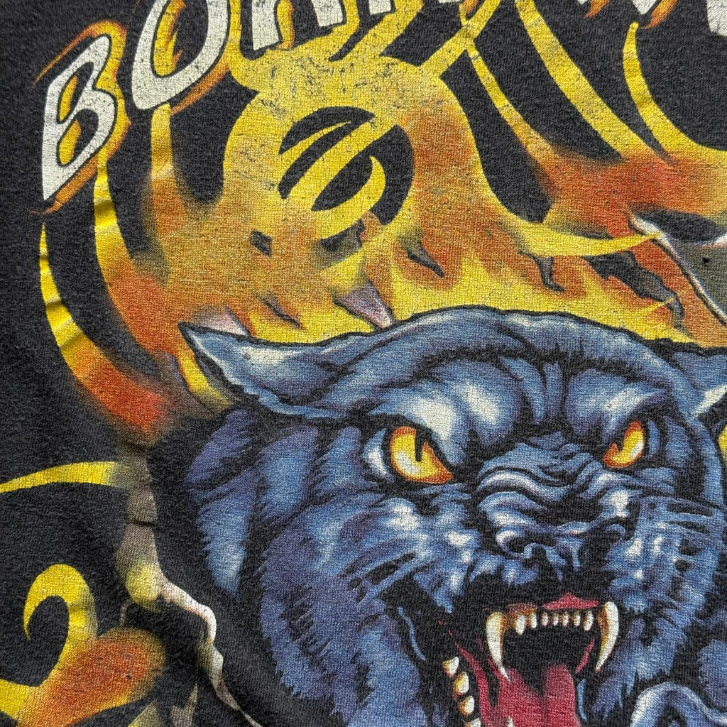 Black Born Wild Vintage 90s T-shirt - Small