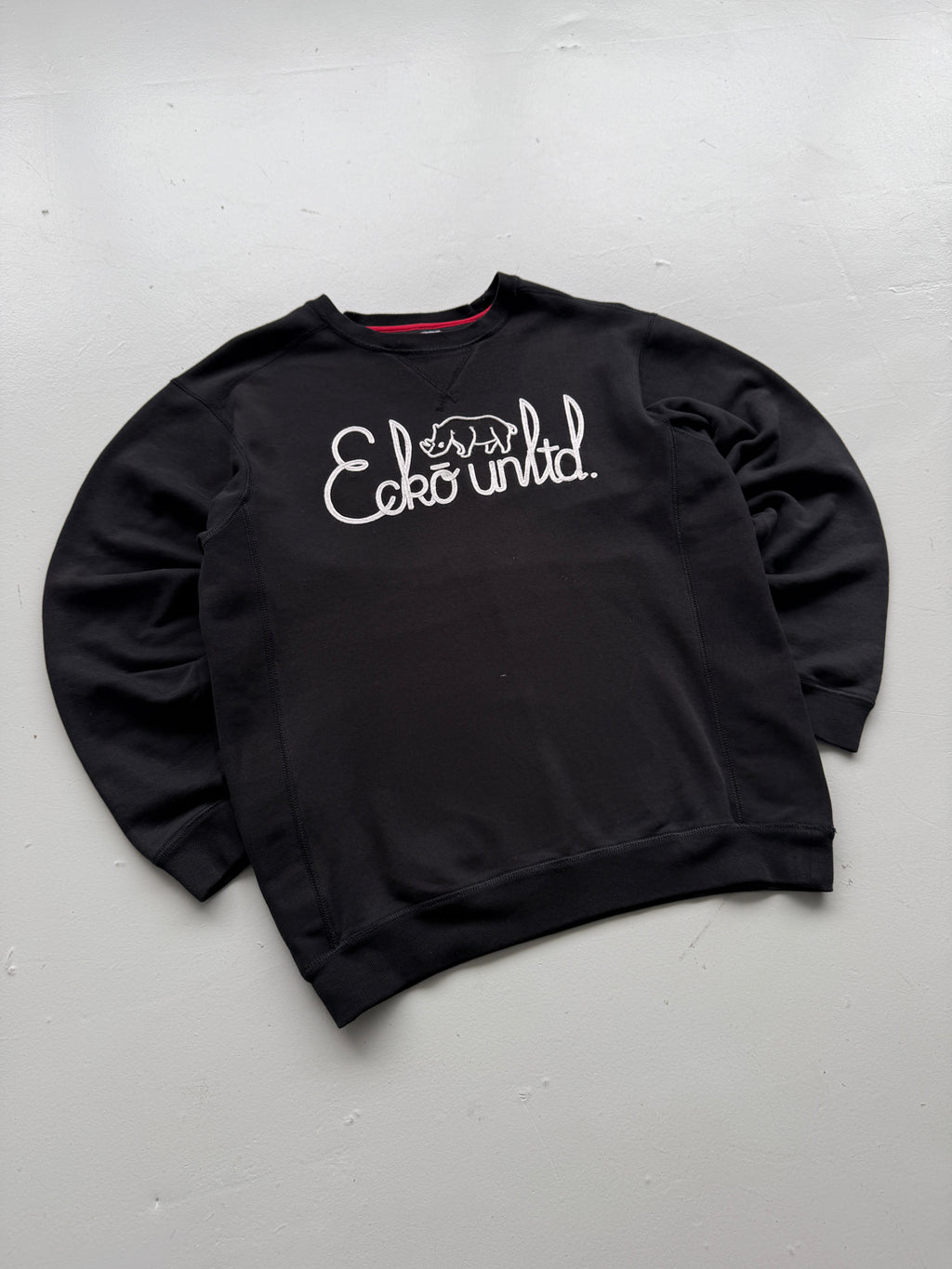Ecko Unltd. Embroidered Logo Y2K Vintage Sweatshirt - Large