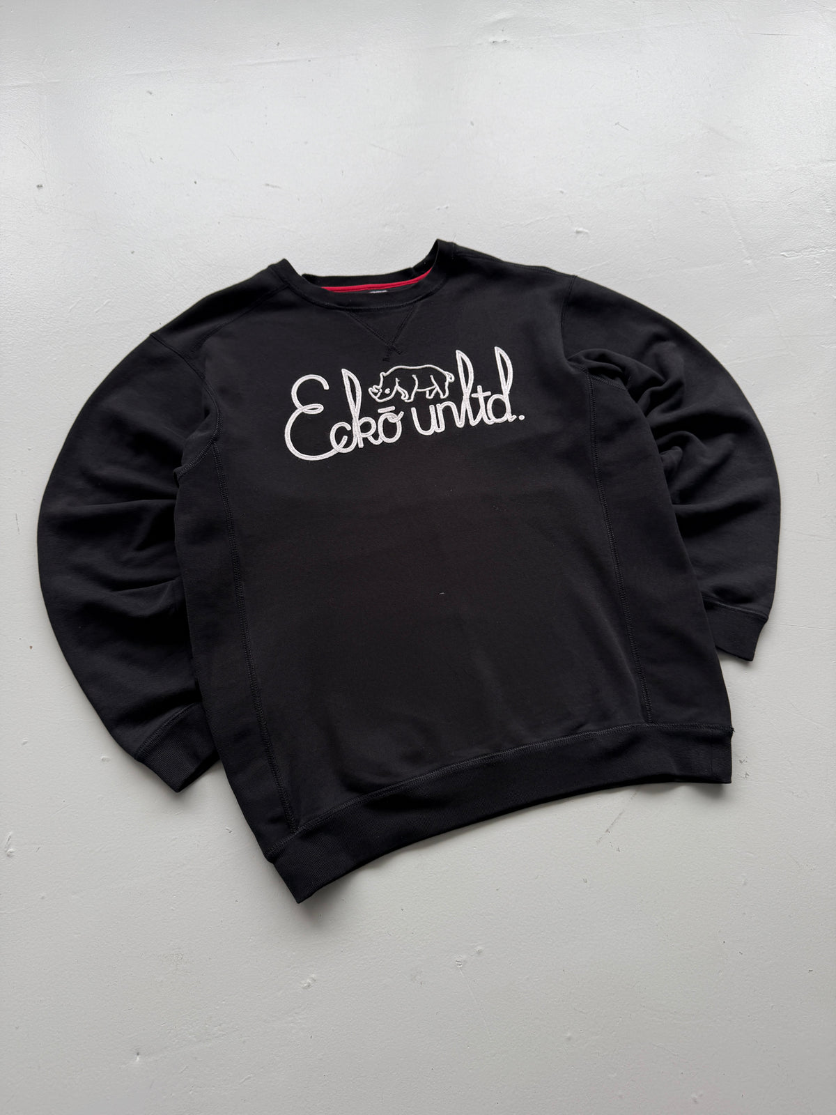 Ecko Unltd. Embroidered Logo Y2K Vintage Sweatshirt - Large