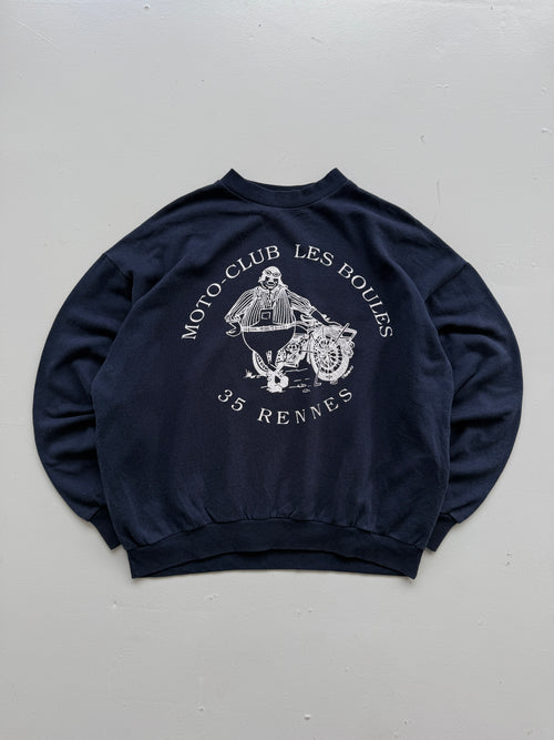 Moto-Club Les Boules Rennes 90's Vintage Sweatshirt - XL