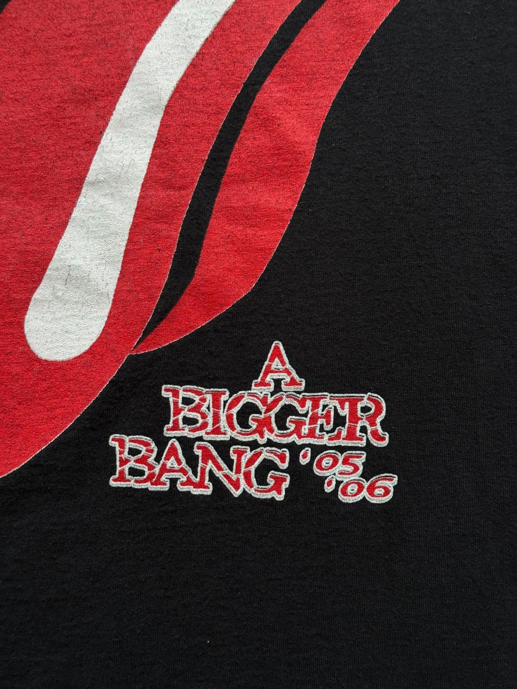 The Rolling Stones A Bigger Bang World Tour 2005/06 Vintage Graphic T-Shirt - XL