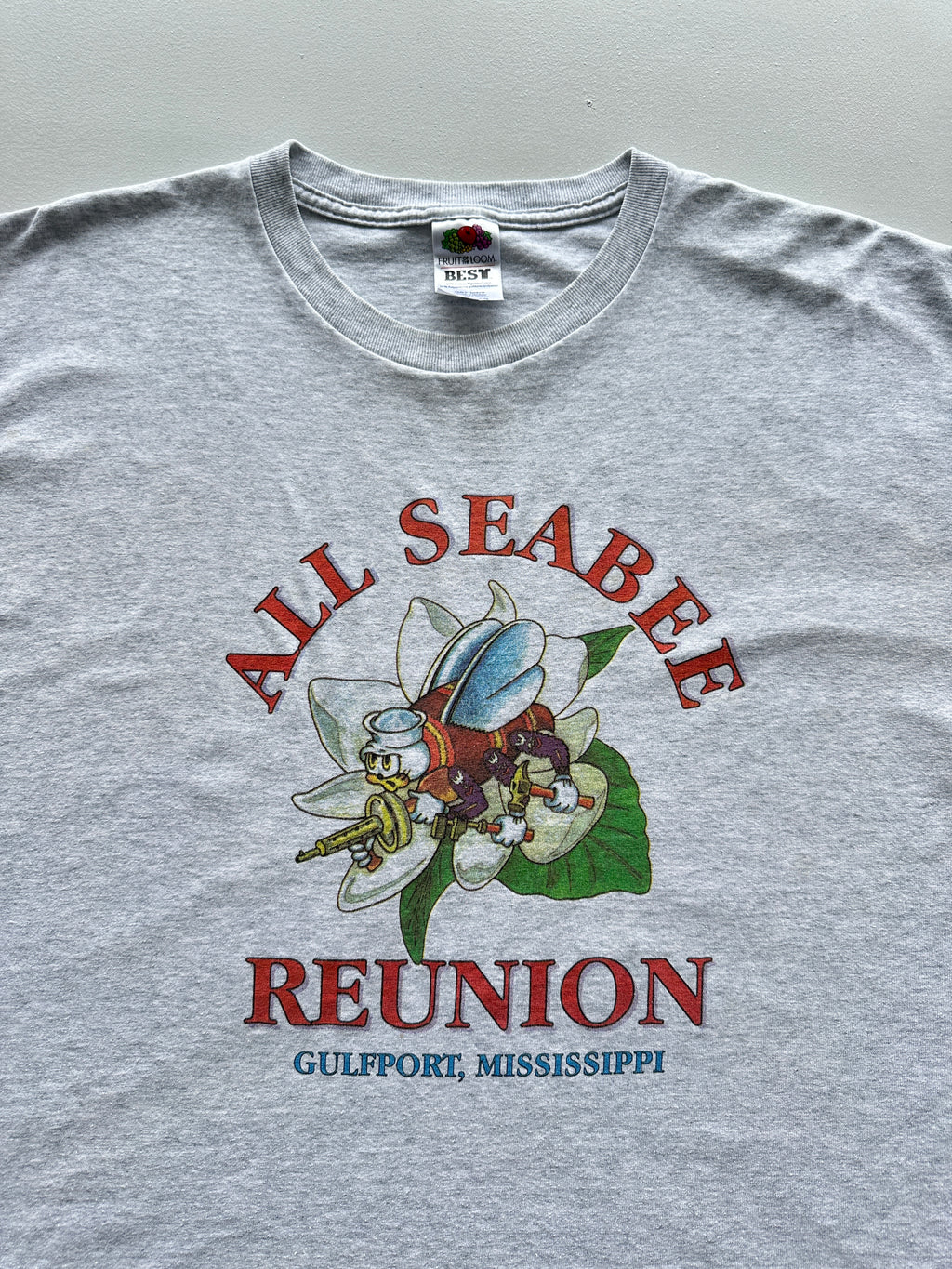 Fruit of the Loom All Seabee Reunion 90's Vintage T-Shirt - XL