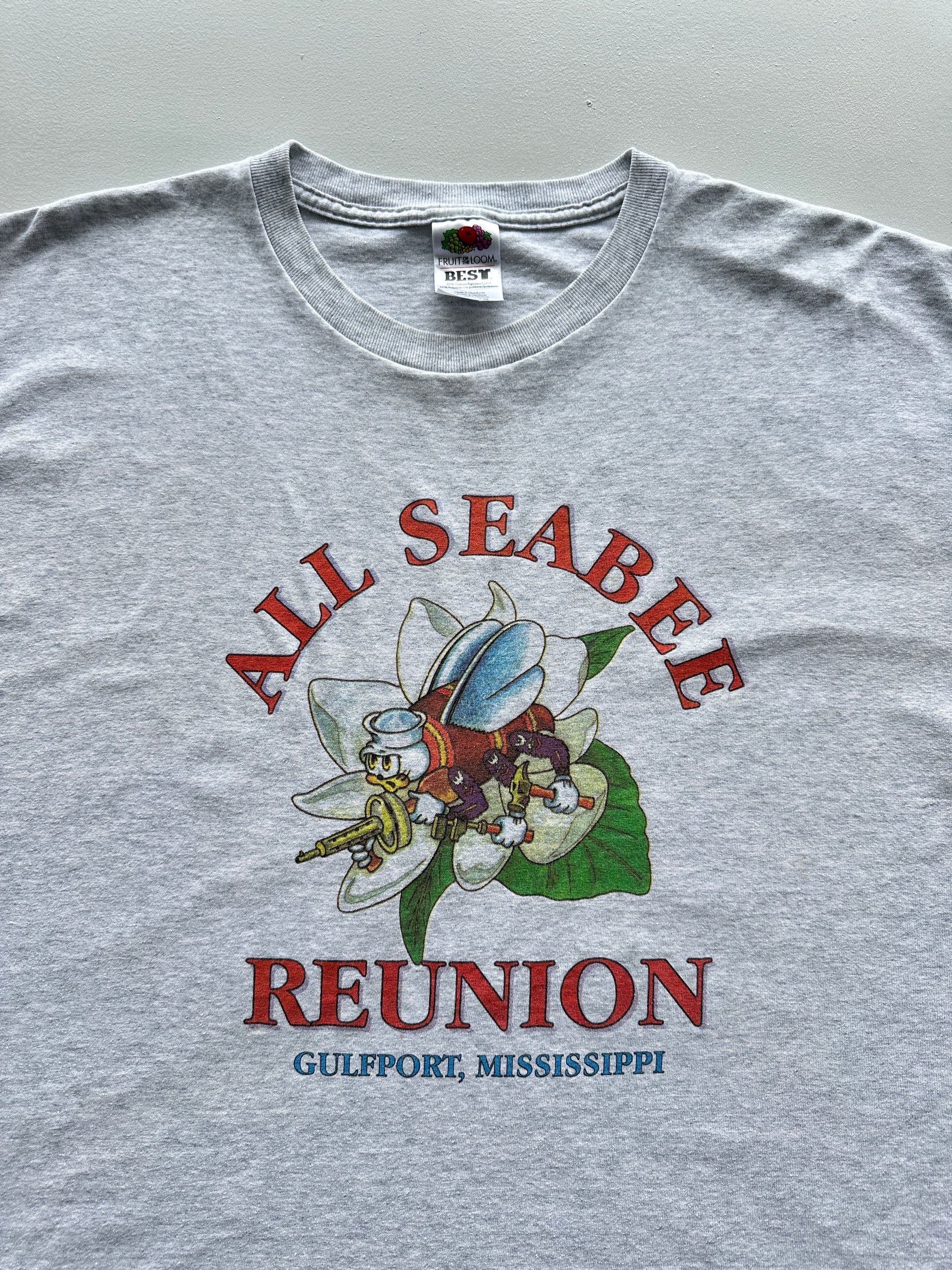 Fruit of the Loom All Seabee Reunion 90's Vintage T-Shirt - XL