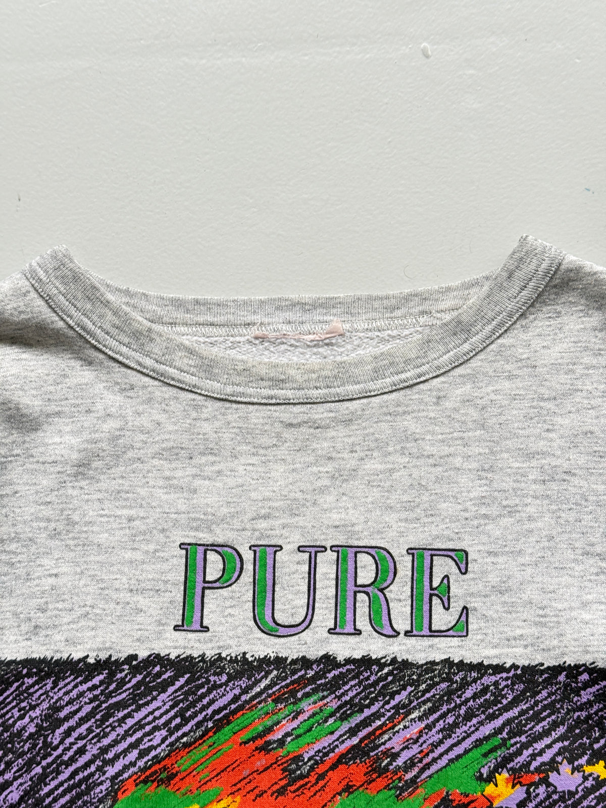 Pure Canadian Sweats 90's Vintage Graphic Sweatshirt - Medium
