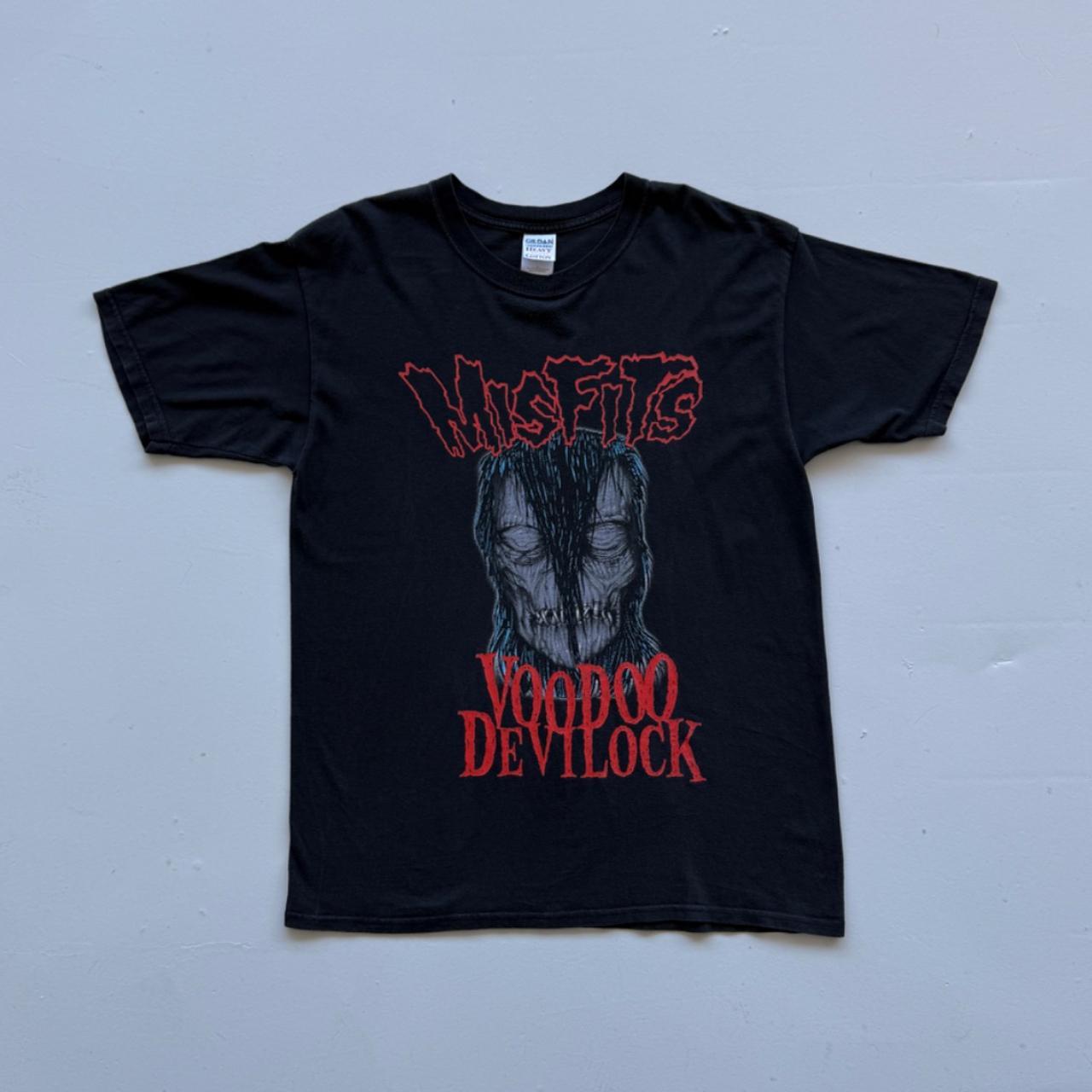Black Misfits Early 00s Vintage Graphic Band T-shirt - Large