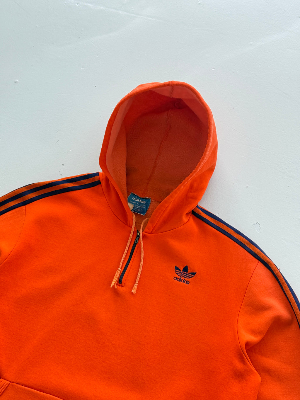 Adidas Ventex Made in France 70's Vintage Pullover Hoodie - Small
