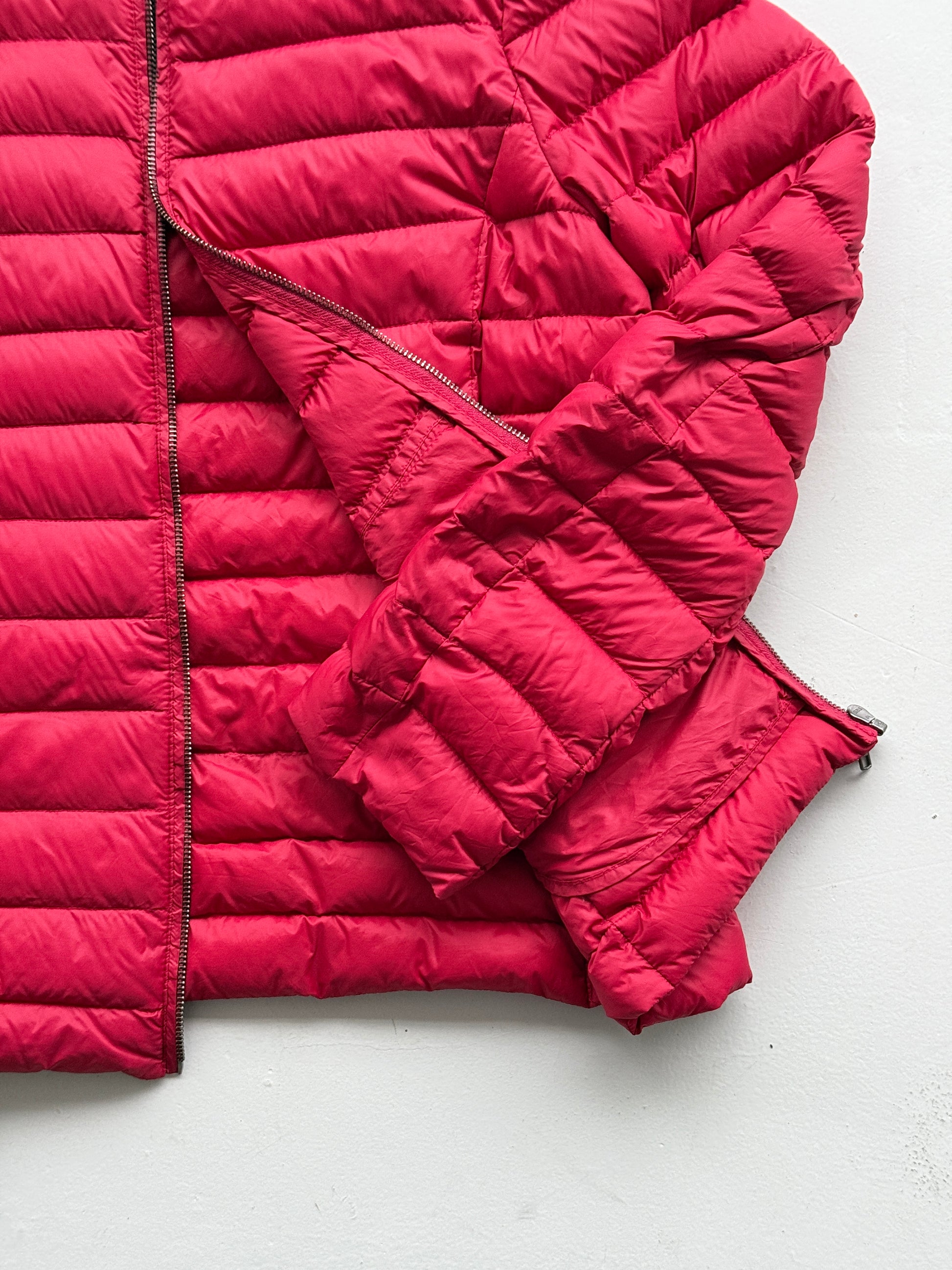Red Naf Naf 00's Vintage Y2K Insulated Puffer Jacket - Size 10