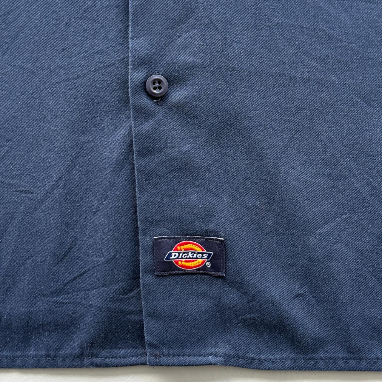 Navy Blue Dickies Workwear 90s Vintage Shirt - XL