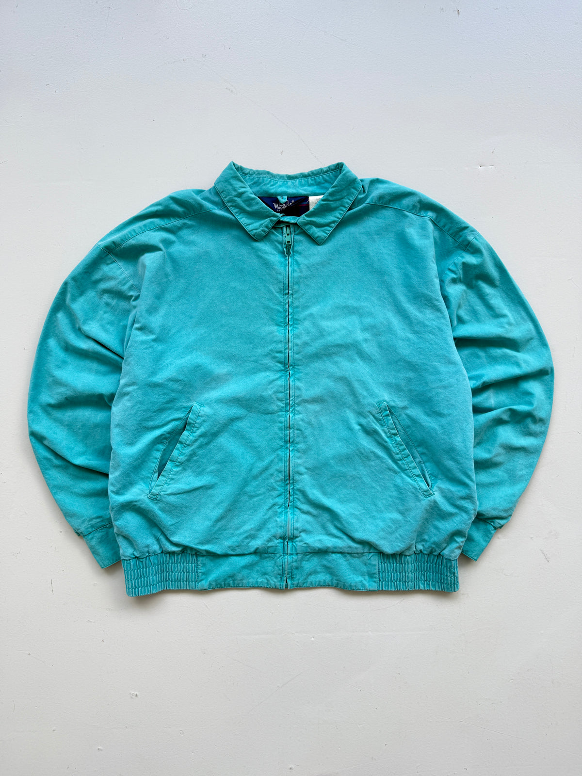 Woolrich Turquoise Harrington 90s Vintage Jacket