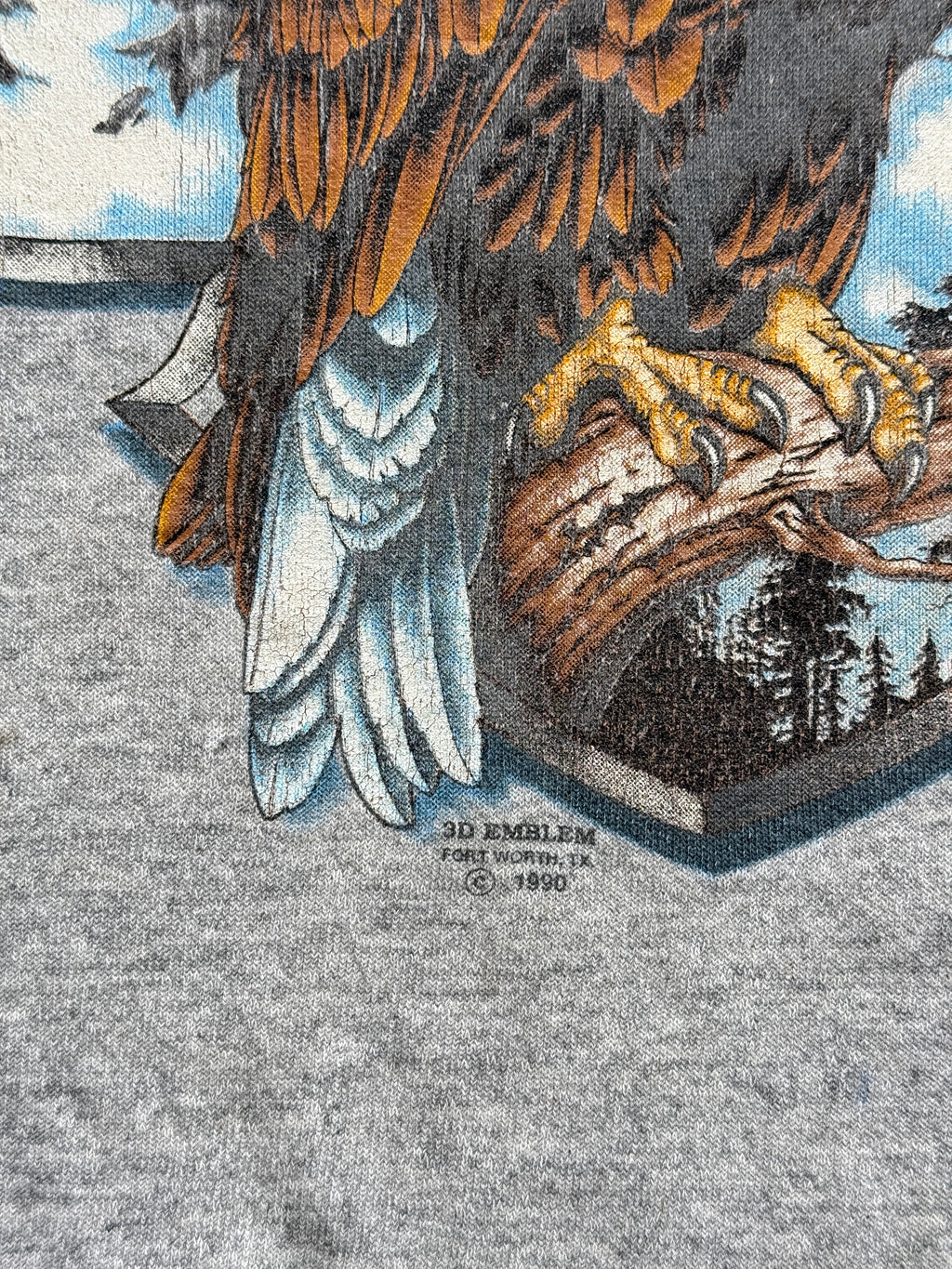 Harley-Davidson Ventura California 3D Emblem 1990 Rare Vintage Sweatshirt - Medi