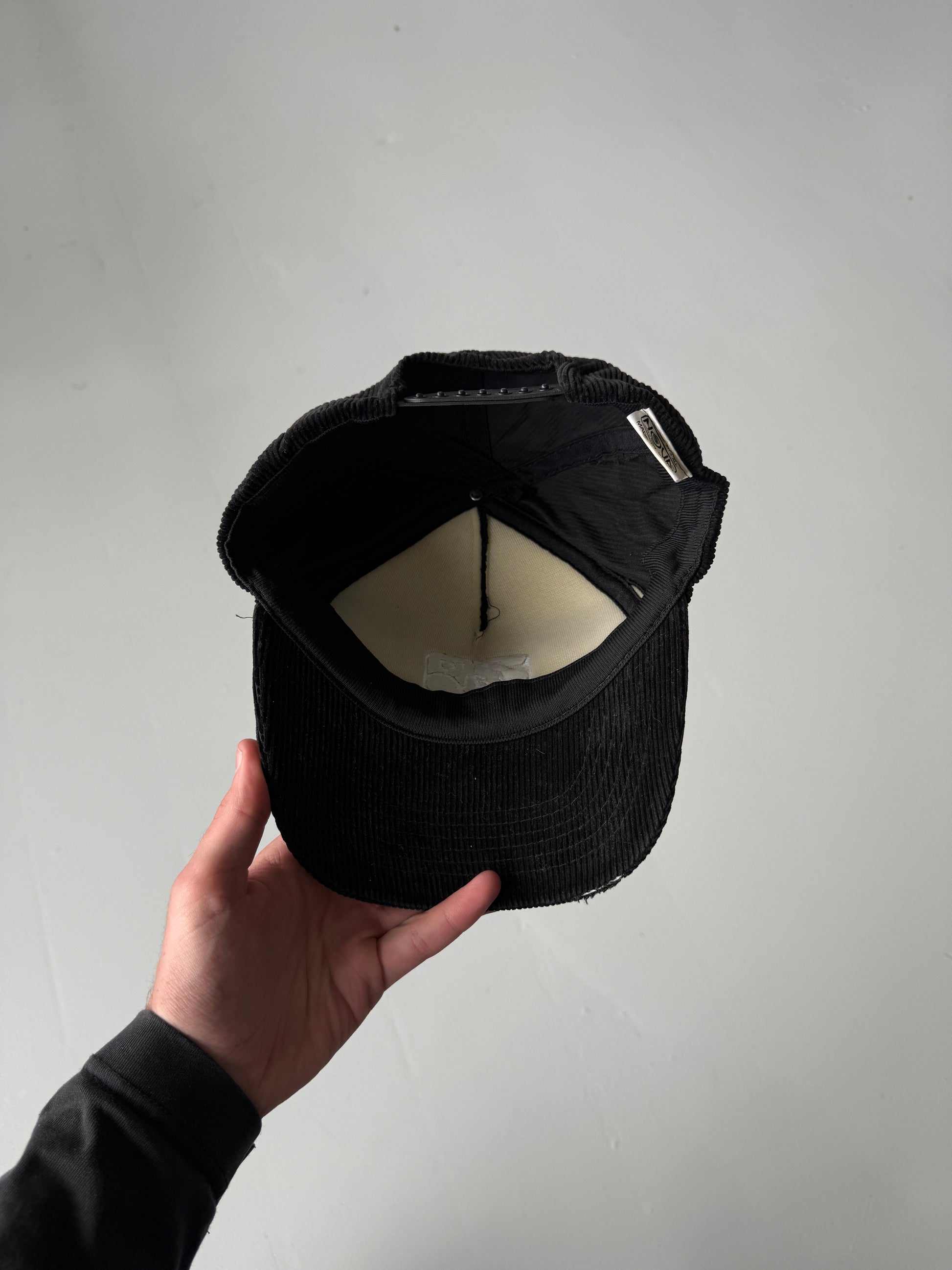 Black Frito Lay Vintage Corduroy SnapBack Trucker Cap