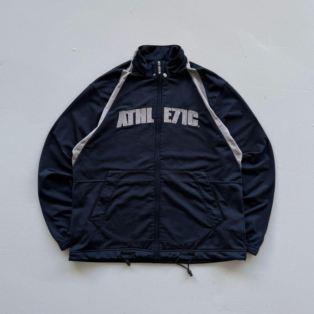 Blue Nike Athletic 00s Windbreaker Track Jacket - Medium