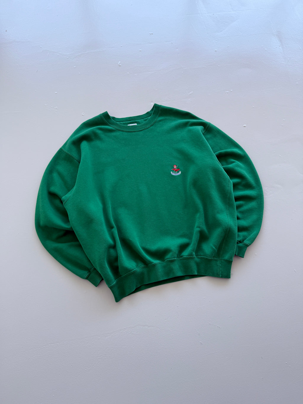 Green Golfing 90's Vintage Made in France Sweatshirt Jumper - Large