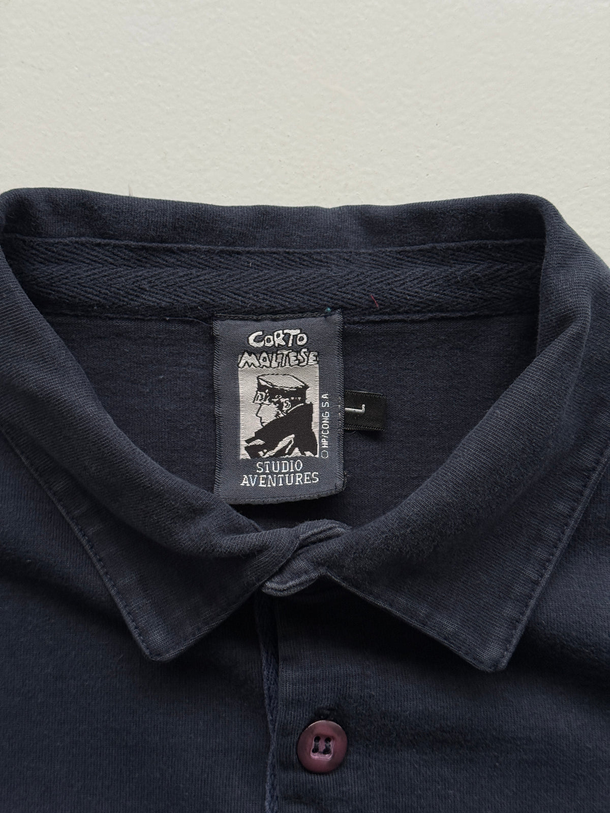 Corto Maltese Studio Aventures 90's Vintage Rugby Polo - Large