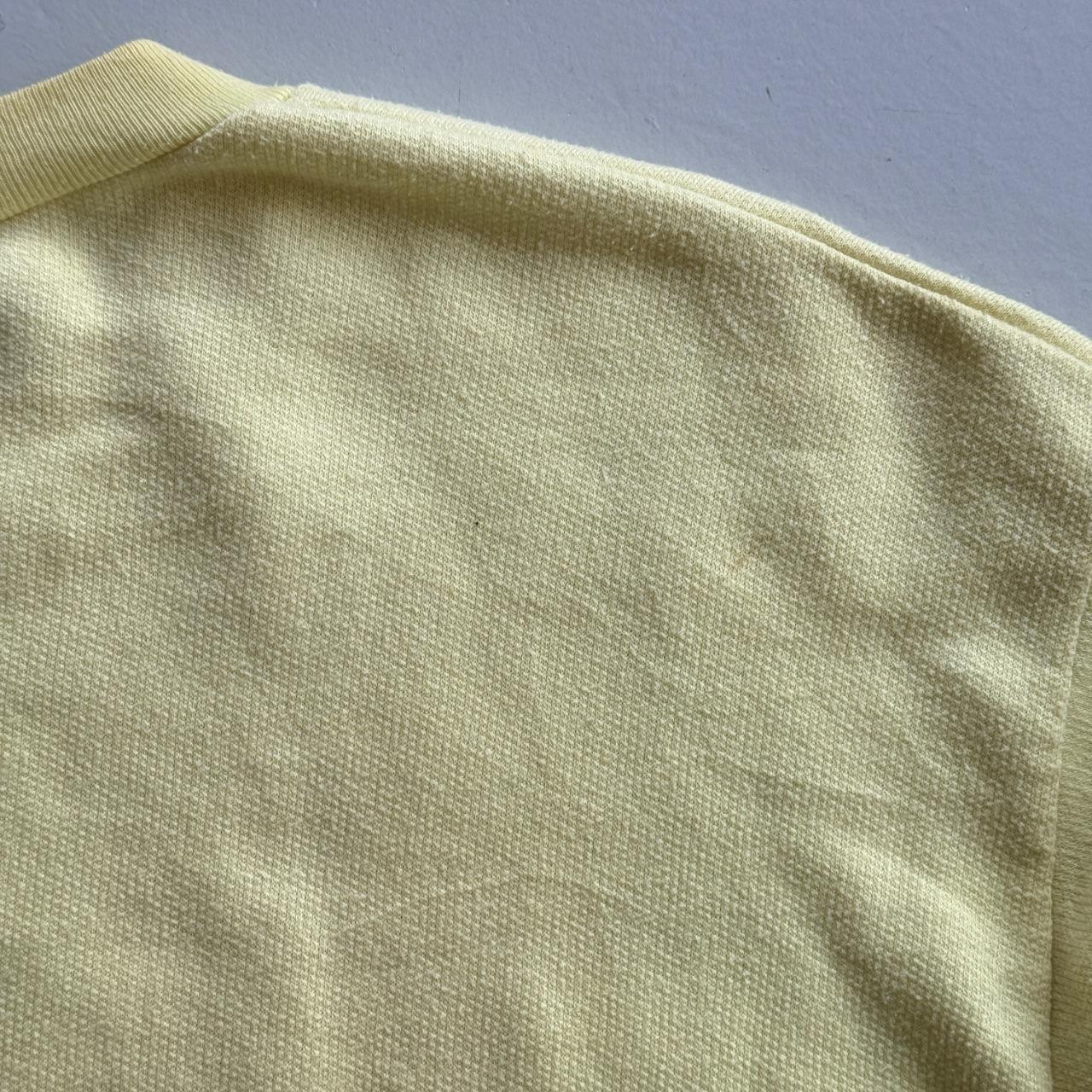 Faded Yellow Ibiza 'White Island' 90’s Vintage Graphic Sweatshirt - Small