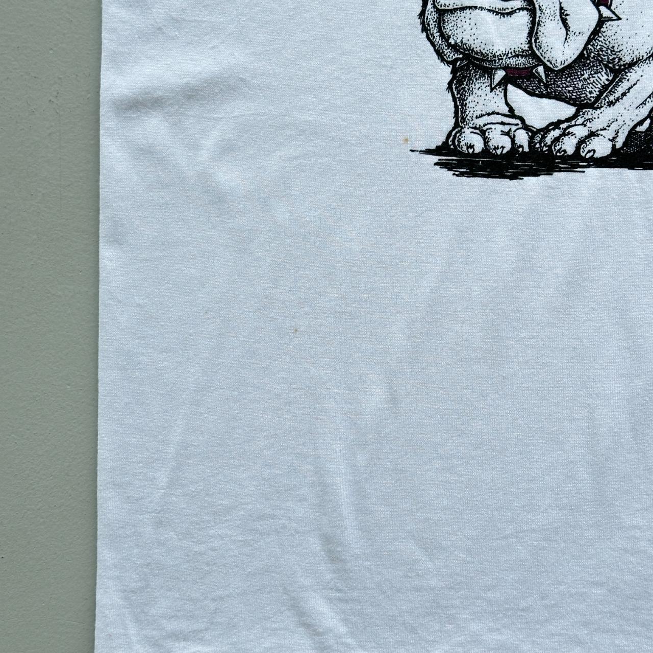 White Thorndale Bulldogs Vintage 90's T-shirt - Large