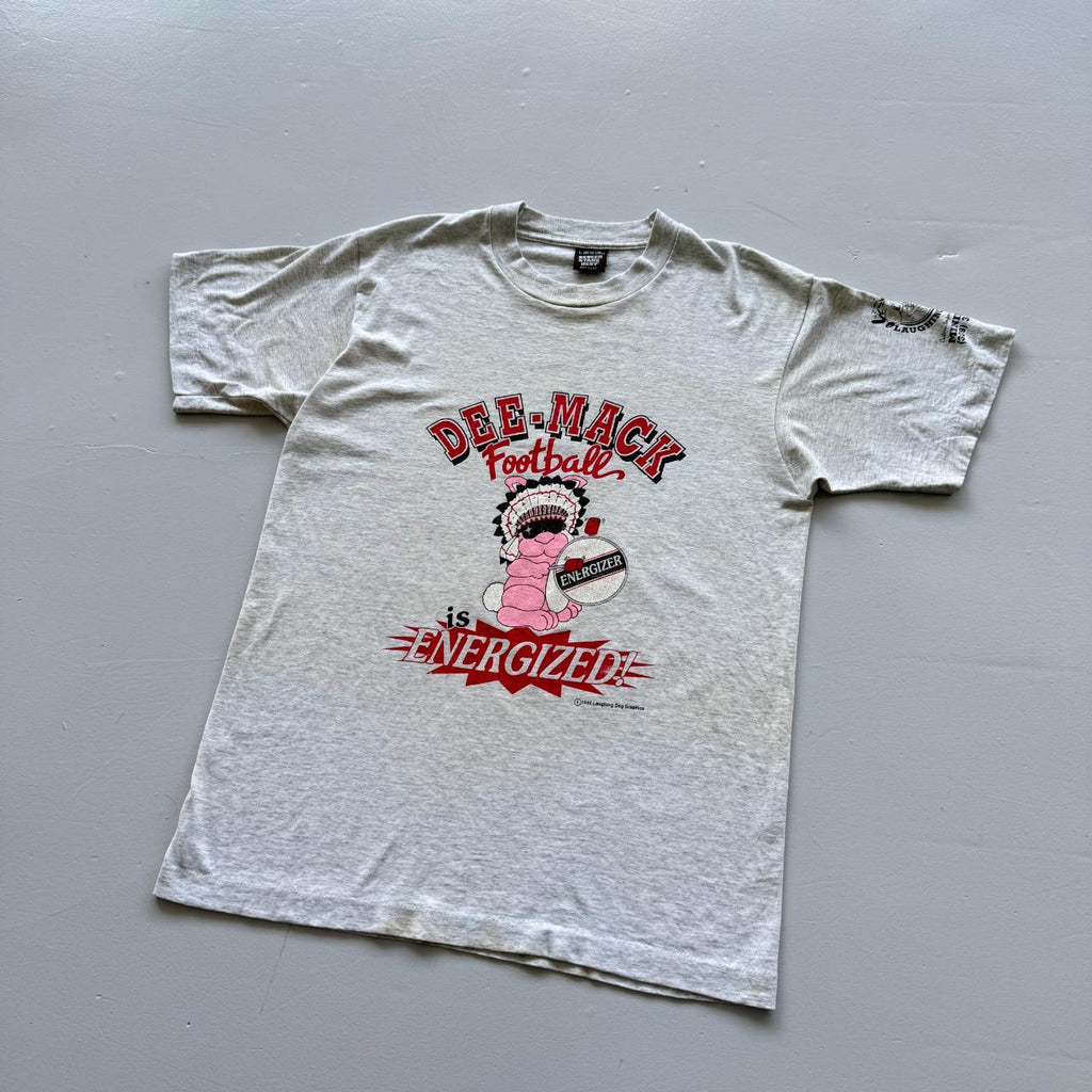 Grey Energized Football Vintage 90s T-shirt - Large