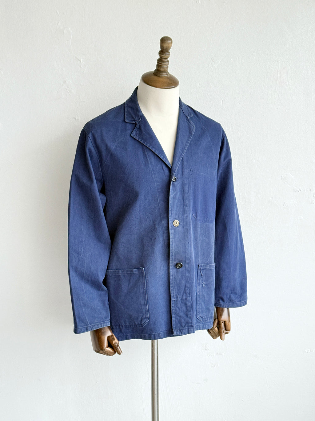 Faded Blue French Vintage 1960's Workwear Chore Jacket CH517