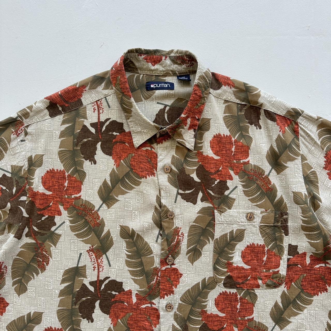Hawaiin Cotton Summer 90s Vintage Shirt - 2XL