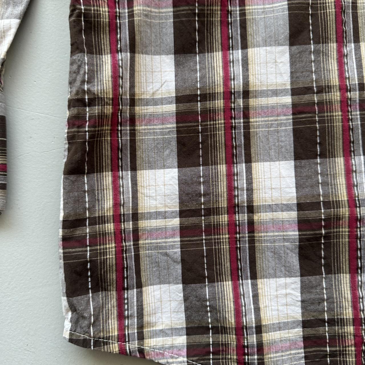 Wrangler Brown Patterned Western Vintage Shirt - XL