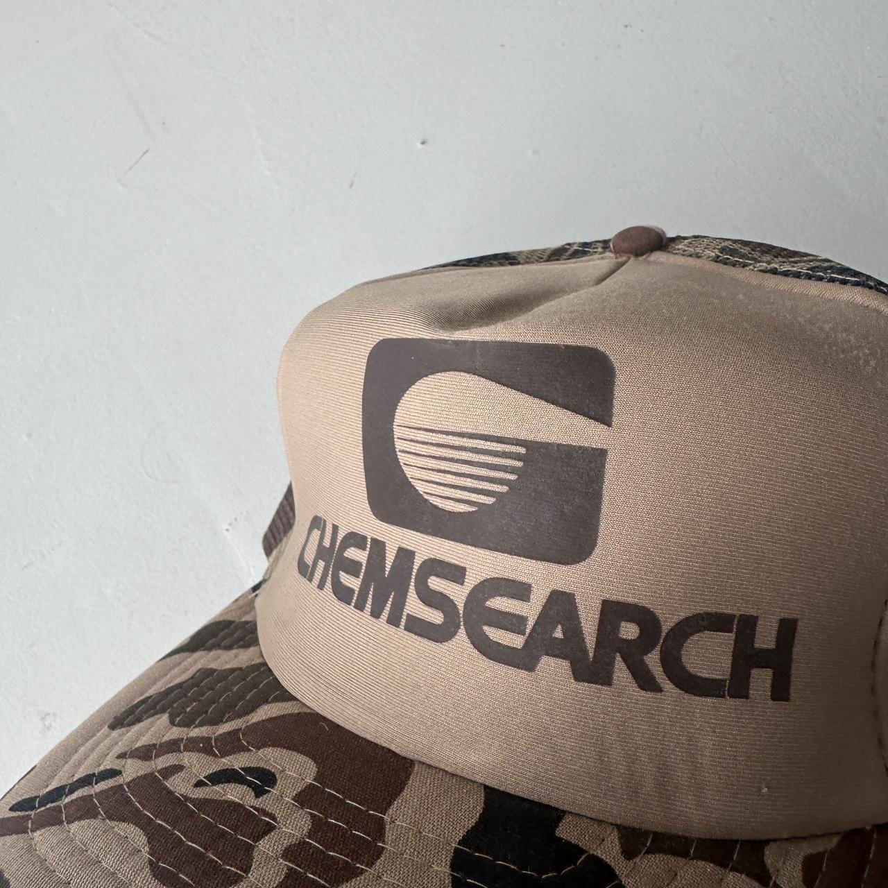 Camo Chemsearch Mesh and Foam Trucker SnapBack Cap