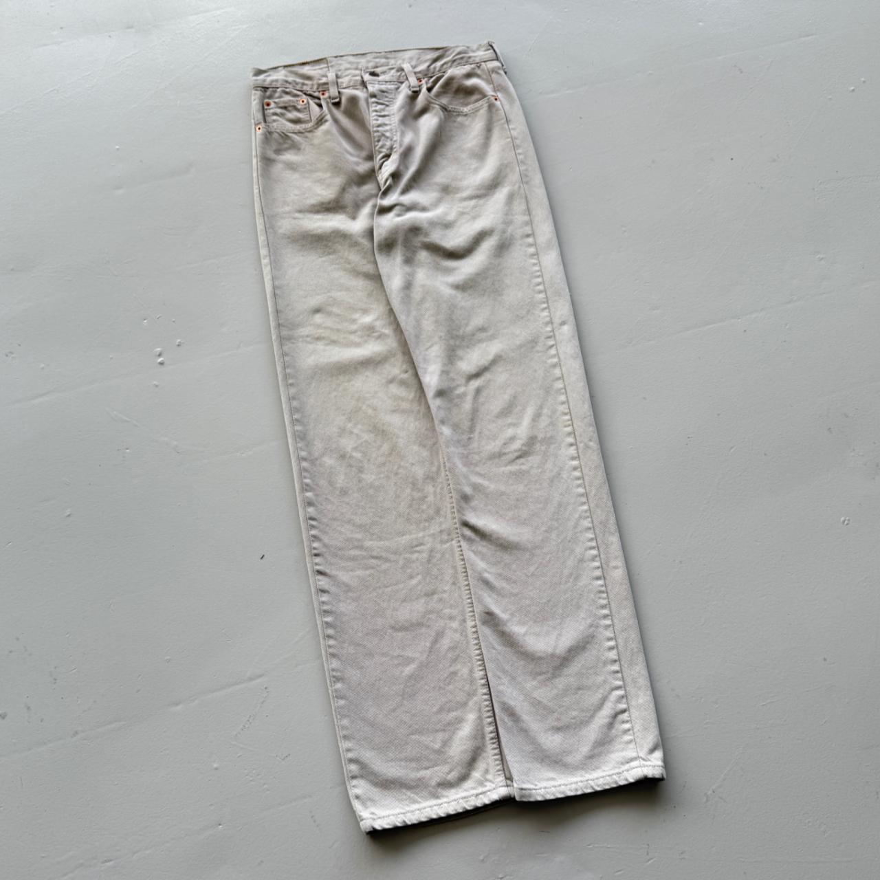 White Levi's 615 Orange Tab Denim 90's Vintage Jeans - 32” x 33”
