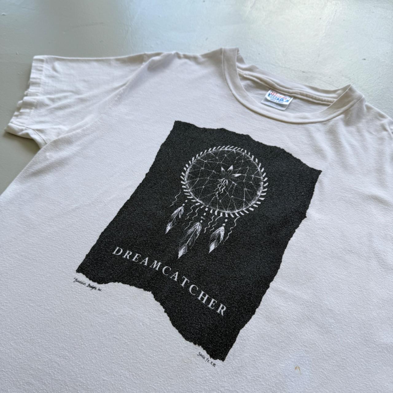 White Dream Catcher 90s Tourist Vintage T-shirt - Large