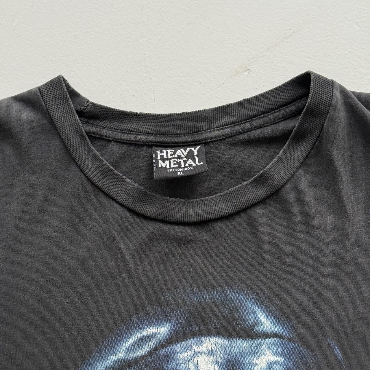 Black Heavy Metal Panther 90s Vintage Graphic T-Shirt - XL