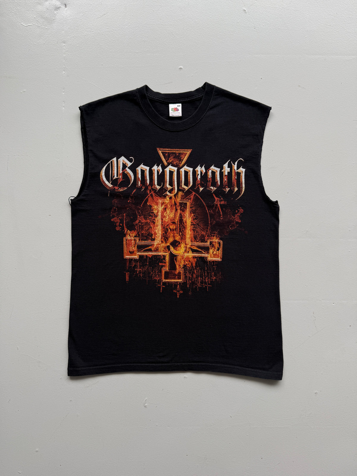 Black Gorgorath Black Mass 2008 Tour Graphic Cut-Off Vest