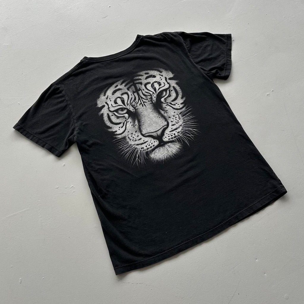 Black Tiger 90s Vintage T-shirt - Medium