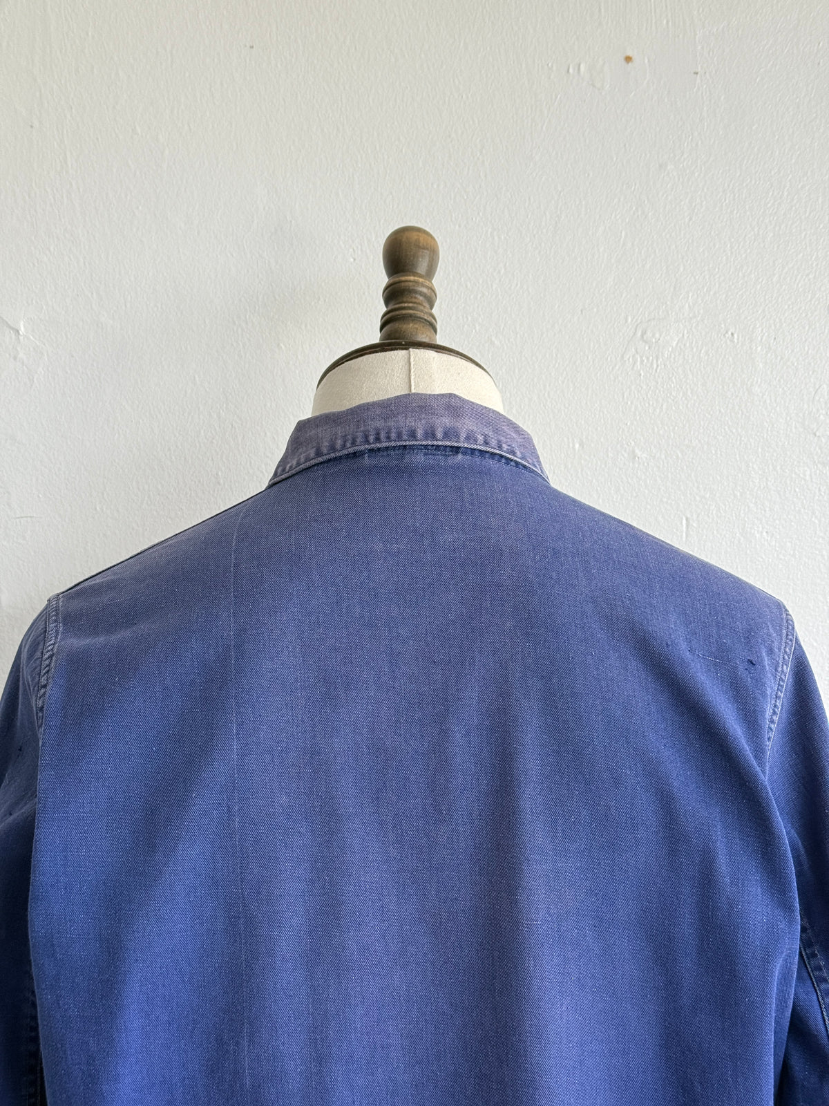 Blue French 1950's/60's Vintage Workwear Chore Jacket CH468 - Small