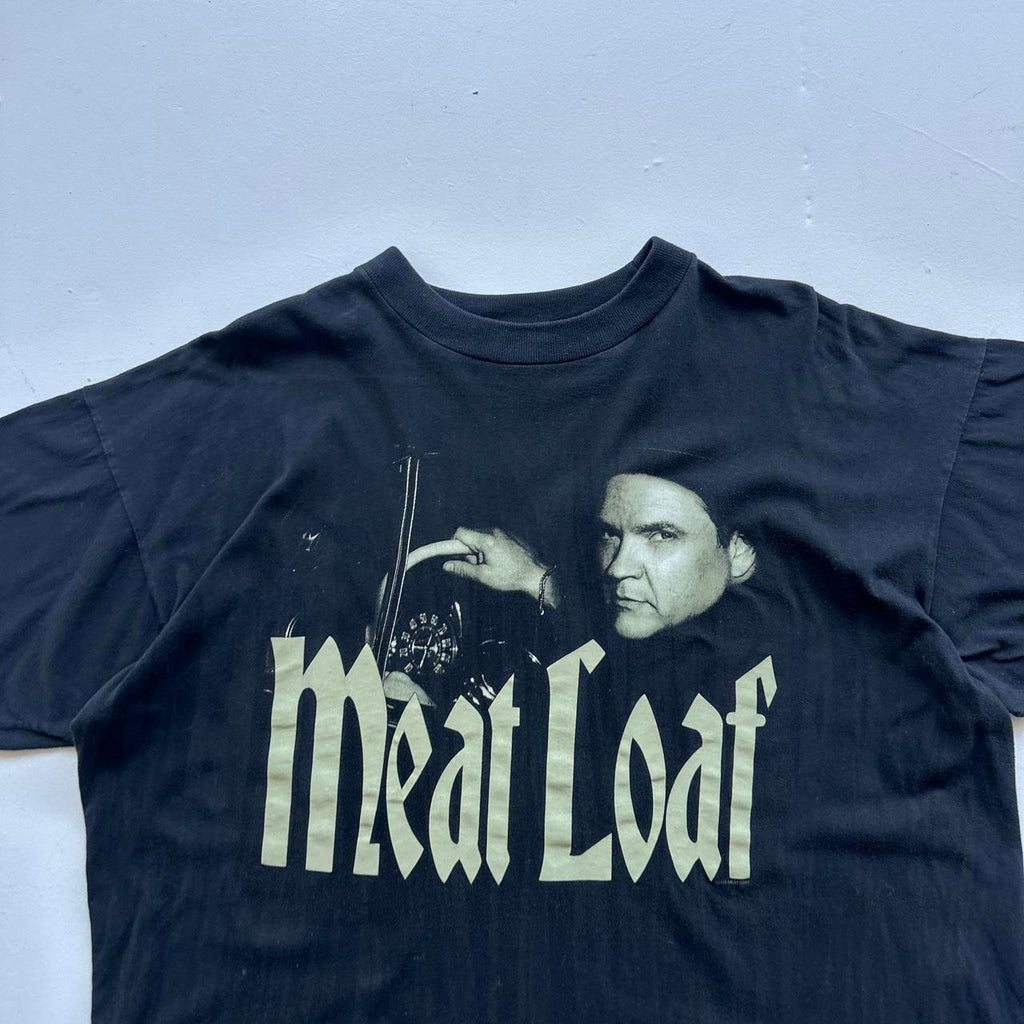 Meat Loaf Black 90s Vintage T-shirt - XL