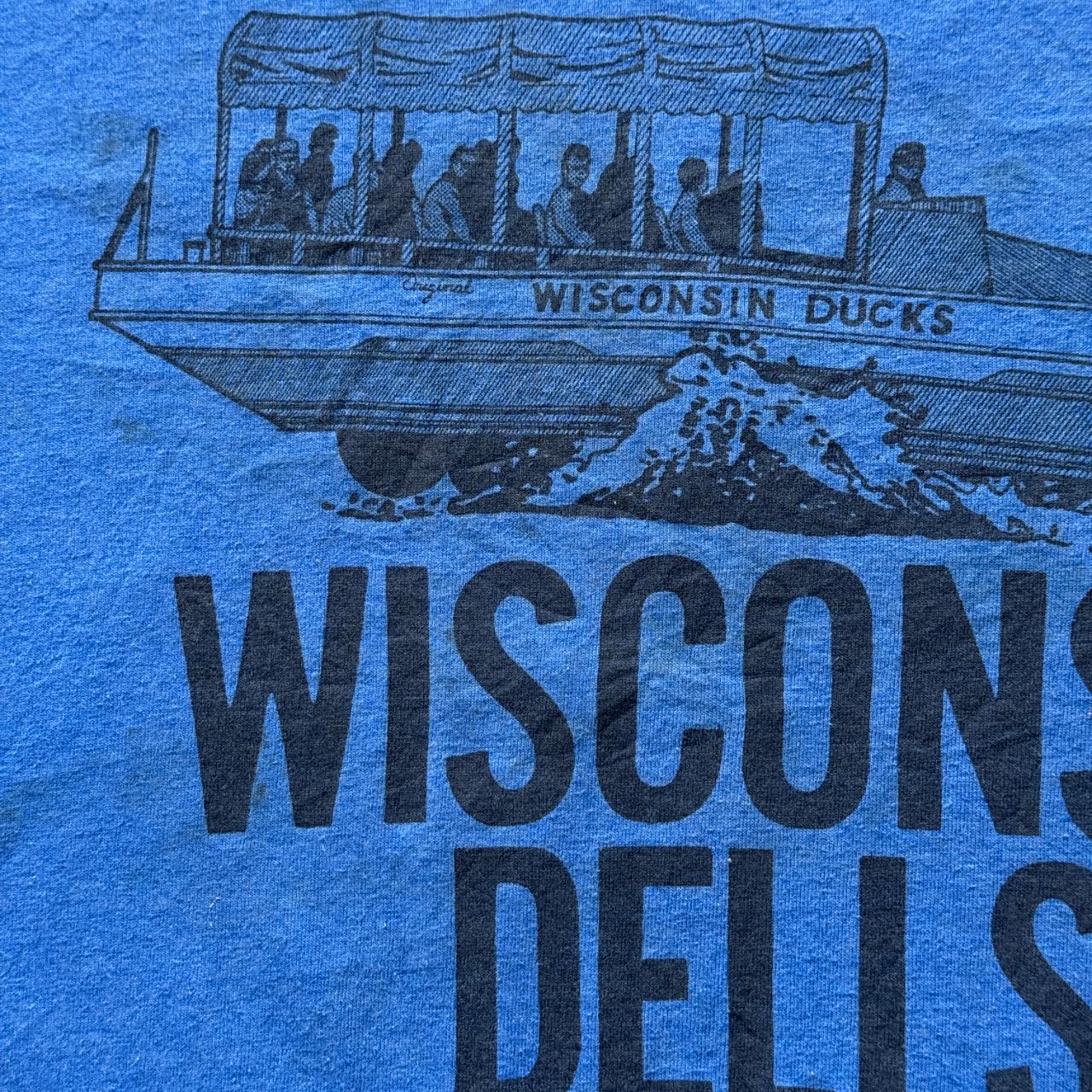 Blue Wisconsin Dells Vintage 90s T-shirt - XL